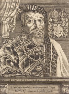Pancraz von Freyberg Hohenschau, 1553. by Hans Sebald Lautensack