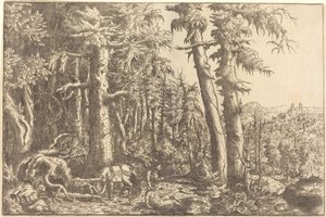 İyi Samiriyeli, c. 1558. by Hans Sebald Lautensack