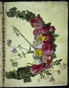 Çiçek çelenk by Hans Simon Holtzbecker