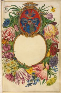 Almanca: Başlık sayfası Moller-Florilegium (1) by Hans Simon Holtzbecker