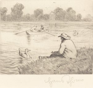 Sakin Gezi by Hans Thoma