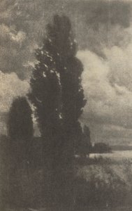 Kamera Çalışması: Kavaklar ve Bulutlar by Hans Watzek