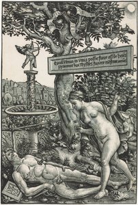 Pyramus ve Thisbe, c. 1510. by Hans Wechtlin