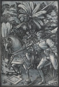 Şövalye ve Lansquenet, c. 1512. by Hans Wechtlin