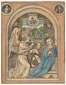 Müjde, 15. yüzyılın sonları ile 16. yüzyılın başlarında. by Hans Wechtlin the Elder