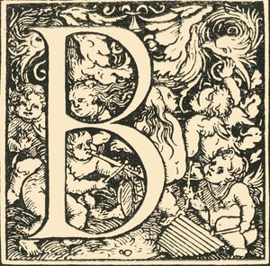 B - Bir Alfabe, Hans Weiditz, c1520-1521, 1908. by Hans Weiditz