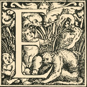 E - Bir Alfabe, Hans Weiditz, c1520-1521, 1908.