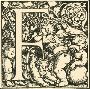 F - Bir Alfabe, Hans Weiditz, c1520-1521, 1908. by Hans Weiditz