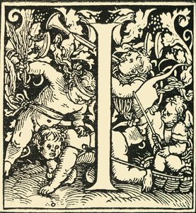 I - Bir Alfabe, Hans Weiditz, c1520-1521, 1908. by Hans Weiditz