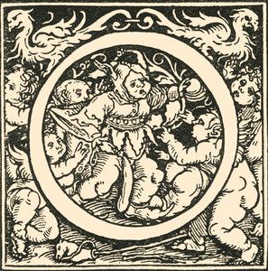 O - Bir Alfabe, Hans Weiditz, c1520-1521, 1908.