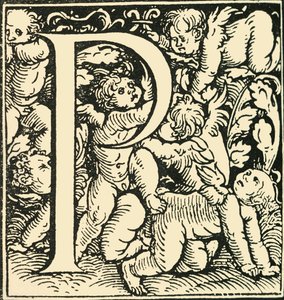 P - Bir Alfabe, Hans Weiditz, c1520-1521, 1908.