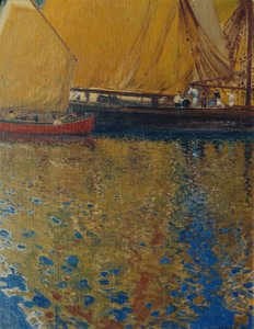 Lussin limanında sabah havası by Hans Wilt