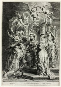 Bakire'den önce Aziz Ildefonso by Hans Witdoeck