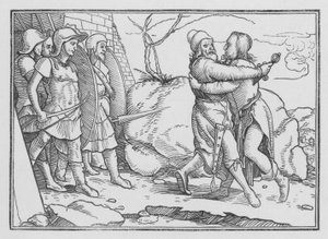 Amasa Joab Tarafından Öldürüldü, 2 Samuel XX, 10 by Hans after Holbein the Younger