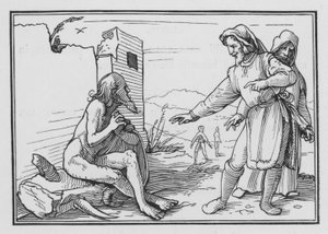 Elifaz, İşi Kendini Hak Ettiği İçin Azarladı, İş XV, 1, 2 by Hans after Holbein the Younger