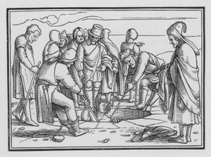 Joseph Bir Çukura Atıldı, Genesis XXXVII, 28 by Hans after Holbein the Younger