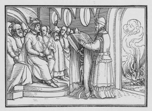 Josiah Putperestliği Yok Etme, 2 Kral XXIII, 2 by Hans after Holbein the Younger