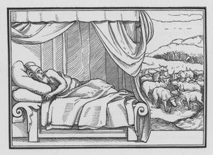 Firavunlar İki Rüya, Genesis, XLI, 8 by Hans after Holbein the Younger
