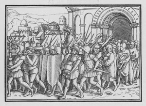 Shishak Spoilet Kudüs, 2 Tarihler XII, 9 by Hans after Holbein the Younger