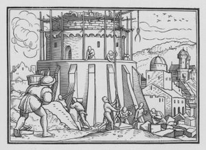 Babil Kulesi, Yaratılış XI, 4 by Hans after Holbein the Younger