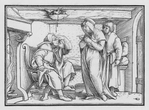 Tobit Kör Oldu, Tobit II, 10 by Hans after Holbein the Younger