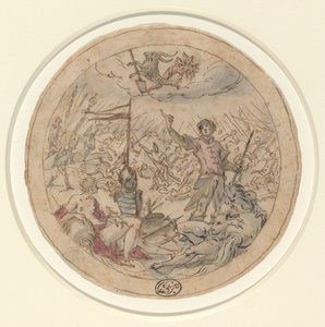 Türk Savaşları Üzerine Alegori by Hans von Aachen