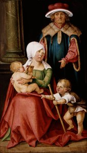 Mary Salome ve Zebedee, Oğulları Büyük Yakup ve Müjdeci Yuhanna ile birlikte