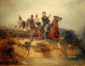 Özgürlük savaşlarından bir kare by Hans von Marées