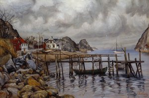 Bir Limandan by Harald Oscar Sohlberg
