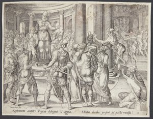 Joash orduya sunuldu by Harmen Jansz. Muller