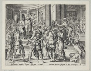 Joash orduya sunuldu by Harmen Jansz. Muller