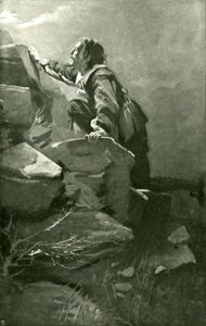 Hristiyan tepeye tırmanma zorluğu (lito) by Harold Copping