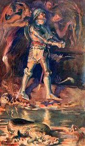 ölümün gölgesi vadisinde by Harold Copping