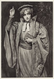 Merhametin asil kalitesinden çok tatlı bir şekilde bahsetti by Harold Copping