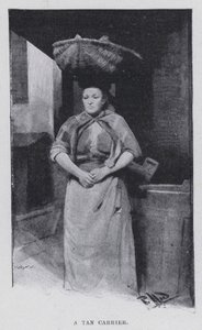 Bir bronzluk taşıyıcı (s/b fotoğraf) by Harold Hume Piffard