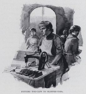 Parmaklıkların terliklere takılması (s/b fotoğraf) by Harold Hume Piffard
