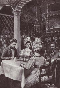 Vanity Fair için William Makepeace Thackeray (lito) çizimi by Harold Hume Piffard