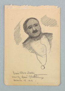 Portre çalışması, Vicente Blasco Ibañez