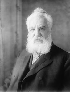 Alexander Graham Bell (1847-1922), yaklaşık 1918 (s/b fotoğraf)