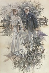 Bahçe Yürüyüşü by Harrison Fisher