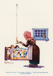 Dul ve Küçük Bakireleri (renkli taş) by Harry Rountree