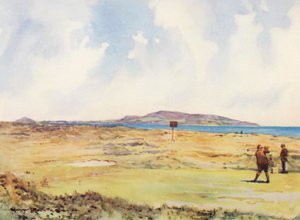 Golf Sahaları: Dollymount, ilk tee, Howth