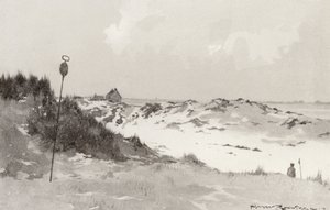 Golf Sahaları: Hunstanton, kar altında (lito)