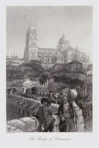 Salamanca Köprüsü (gravür) by Harry (after) Fenn