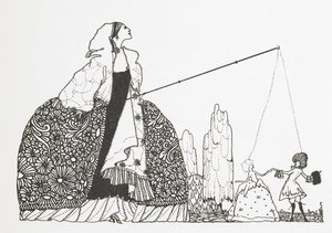Kukla ustası olarak bir kadın. by Harry Clarke