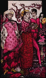 Bert the Bigfoot, Sung by Villon Çizim Harry Clarke tarafından, J.M. Synge tarafından 