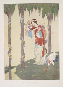 Ninni. "Sana çiy ile parıldayan, küçük, güzel bir rüya getirdim" by Harry Clarke