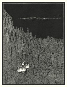 Edgar Allan Poe: Altın Böcek (taş baskı) by Harry Clarke