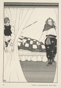 Büyük Baba ve Küçük Baba. Bu kötü bir adam, o adam. by Harry Clarke