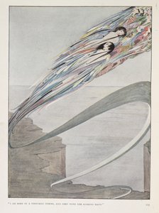 "Binlerce fırtınadan doğdum ve şiddetli yağmurlarla grileştim." Bölüm başlığından: 'Her şey ruhtur ve benim parçamdır'. by Harry Clarke